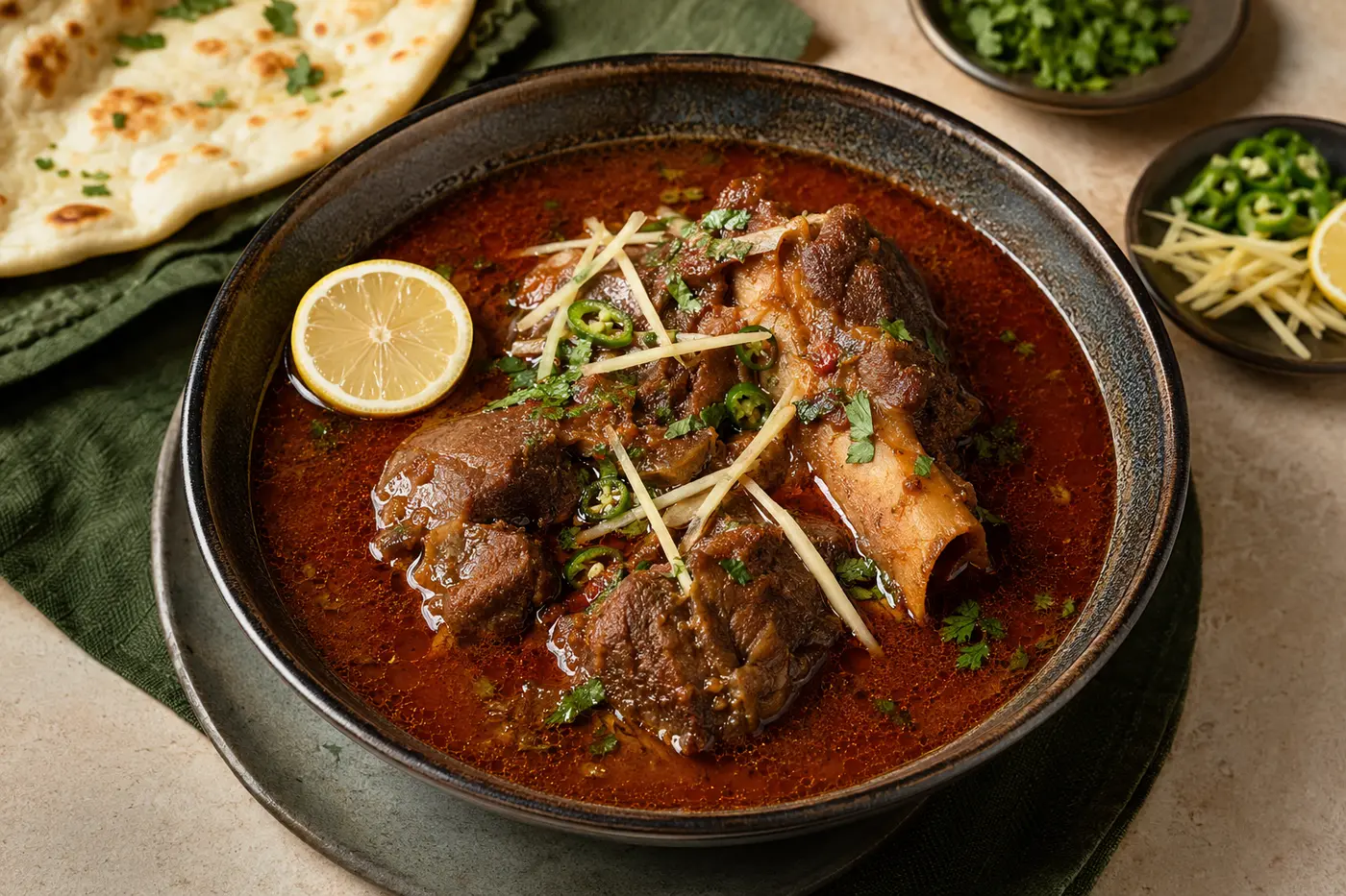 Pakistani beef nihari made with TAVAAZO Nihari Masala